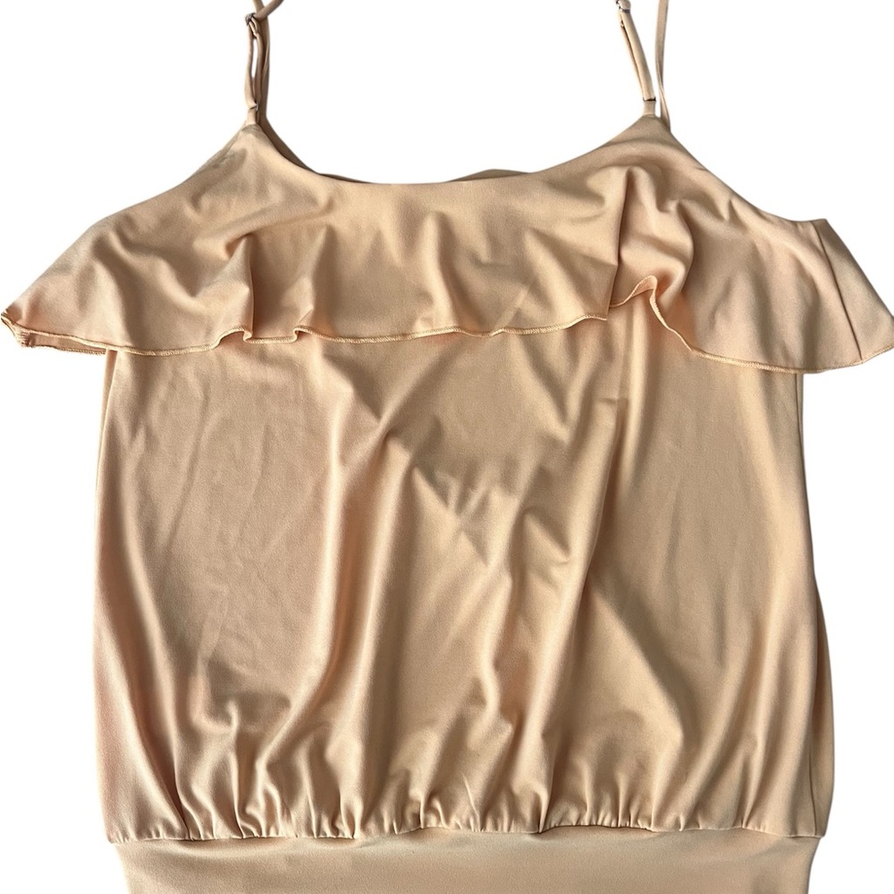 Yellow Ruffle Tank Top - Picture 4 of 5